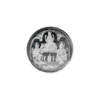 Laxmi Ganesh Saraswati coin Sterling silver